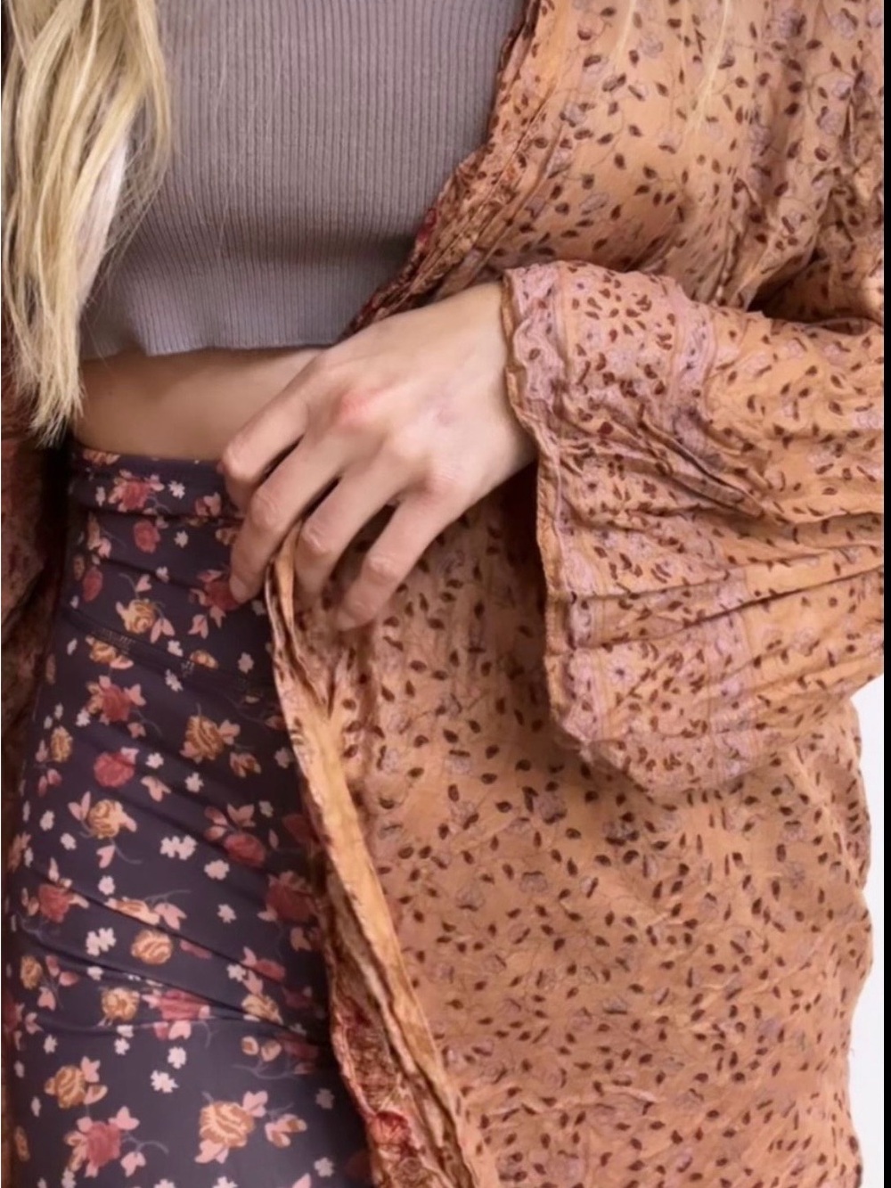 Floral kimono
